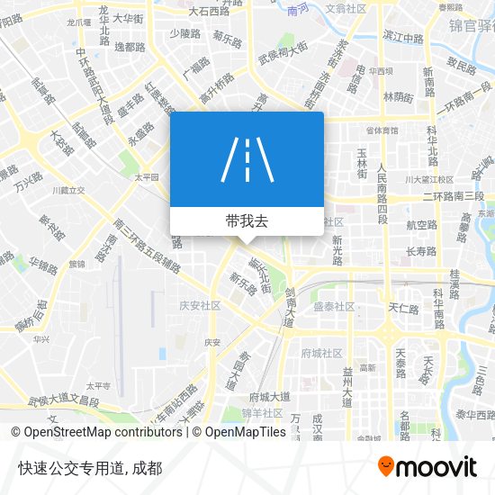 快速公交专用道地图