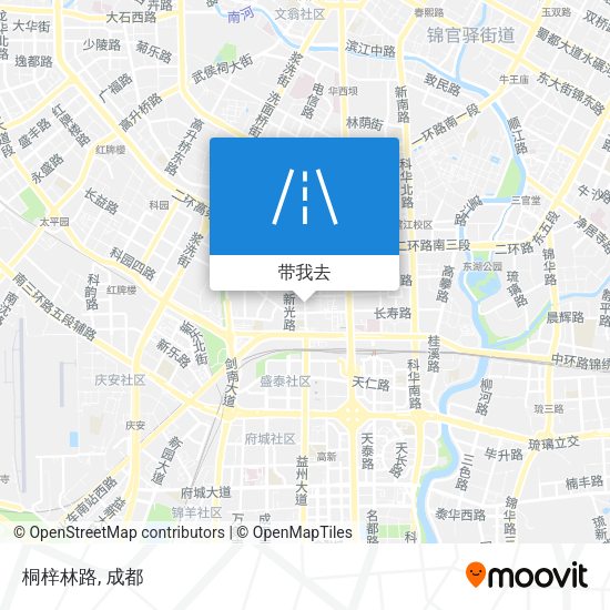 桐梓林路地图