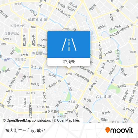 东大街牛王庙段地图