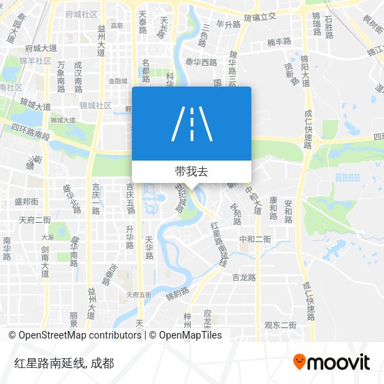 红星路南延线地图