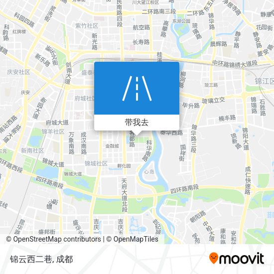 锦云西二巷地图