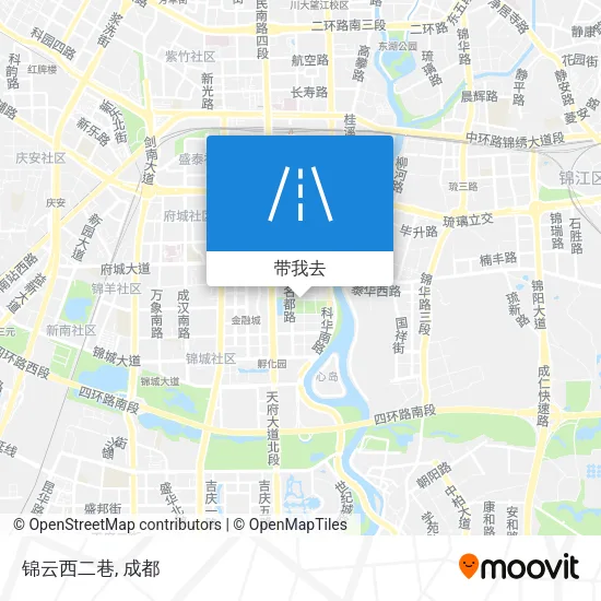 锦云西二巷地图