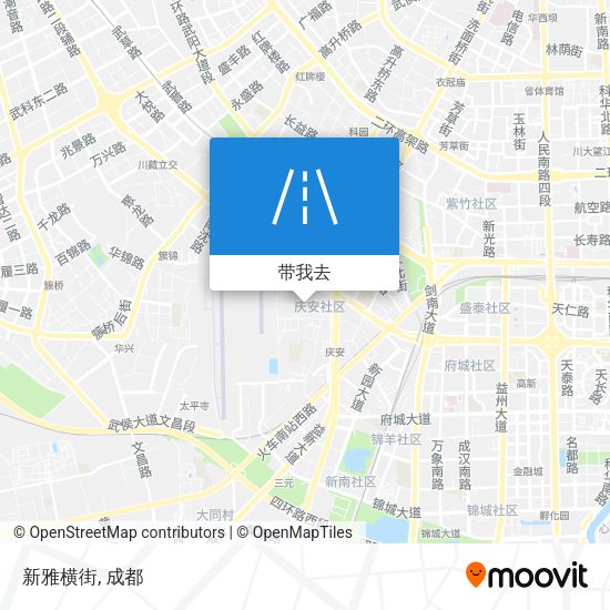 新雅横街地图