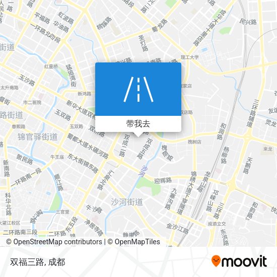 双福三路地图