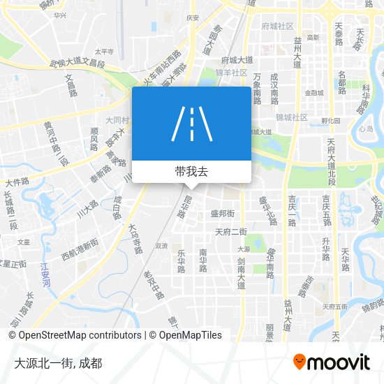 大源北一街地图