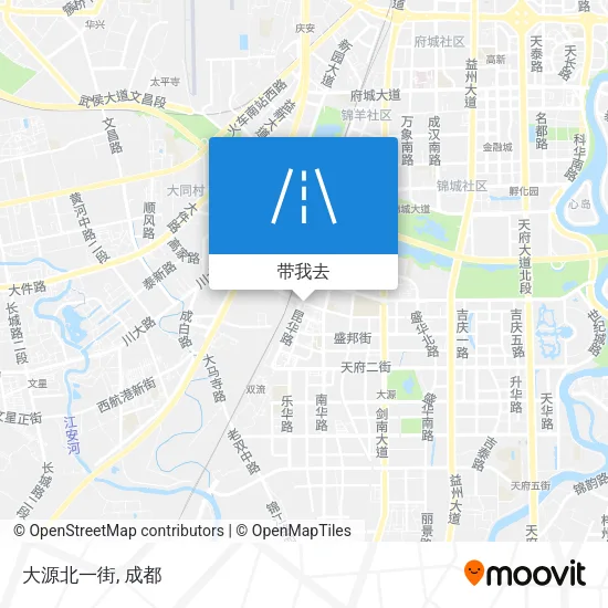 大源北一街地图