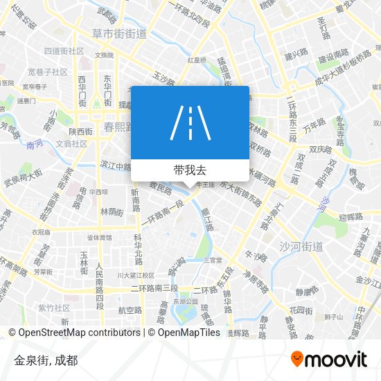 金泉街地图