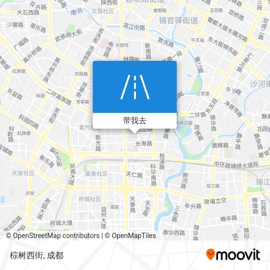 棕树西街地图