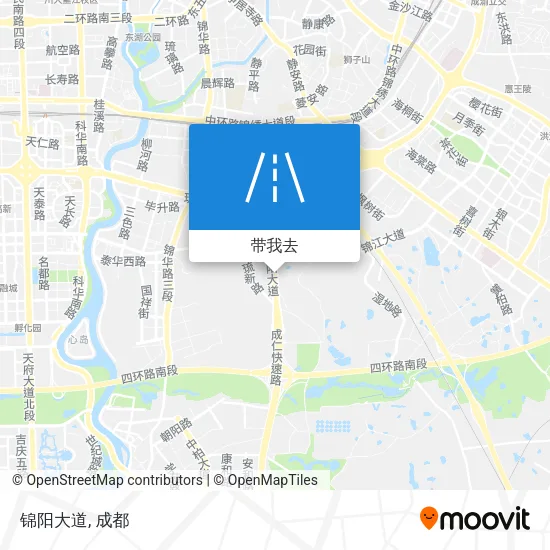 锦阳大道地图