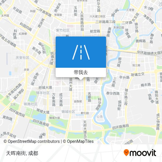 天晖南街地图