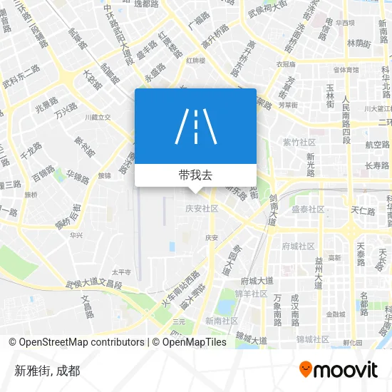 新雅街地图