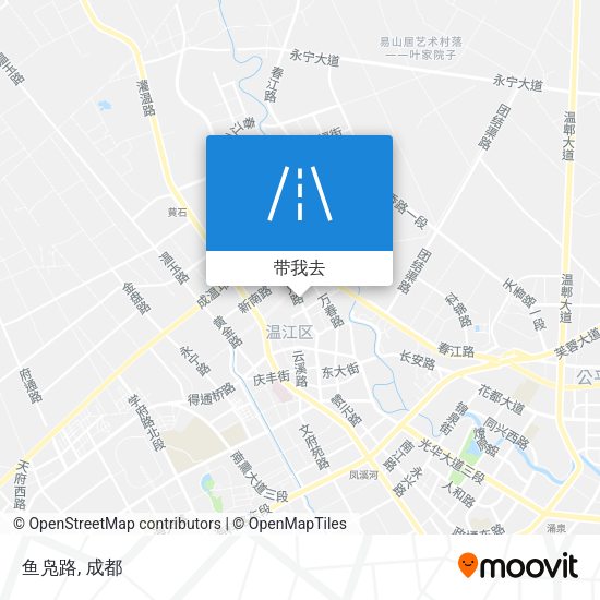 鱼凫路地图