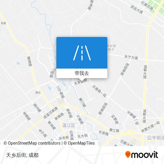天乡后街地图
