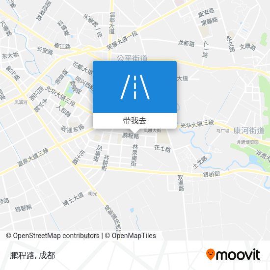 鹏程路地图