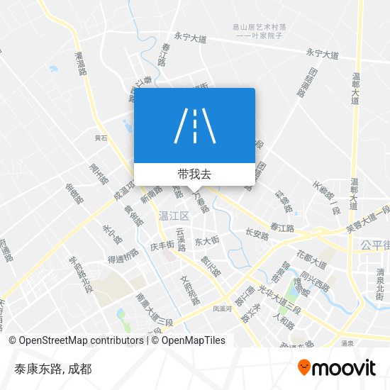 泰康东路地图