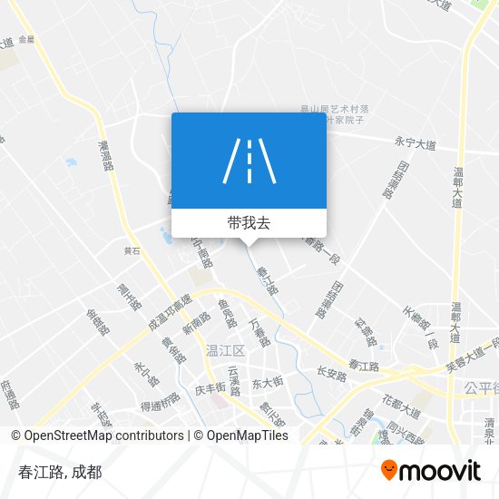 春江路地图