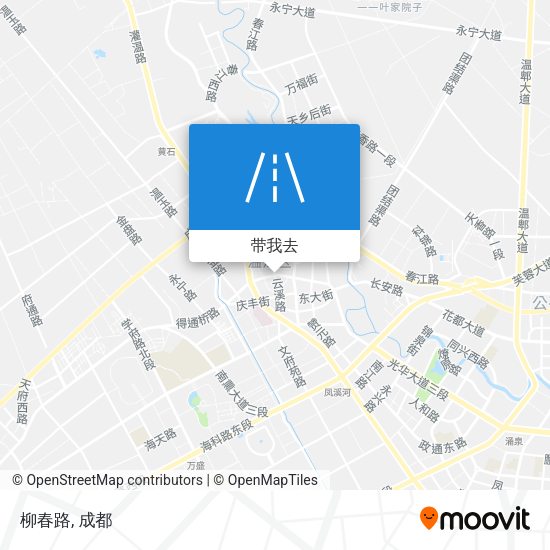 柳春路地图
