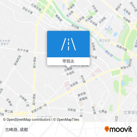 古峰路地图