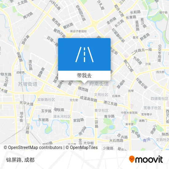 锦屏路地图