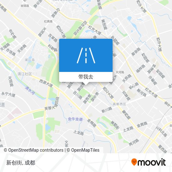 新创街地图