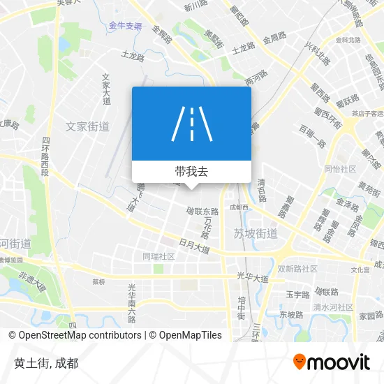黄土街地图