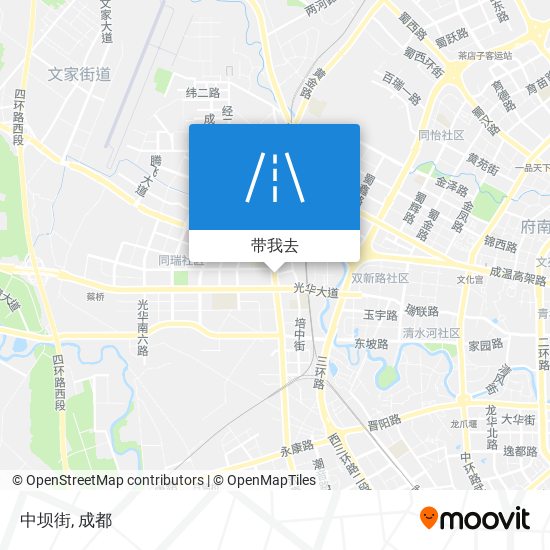 中坝街地图
