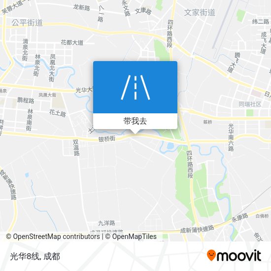 光华8线地图