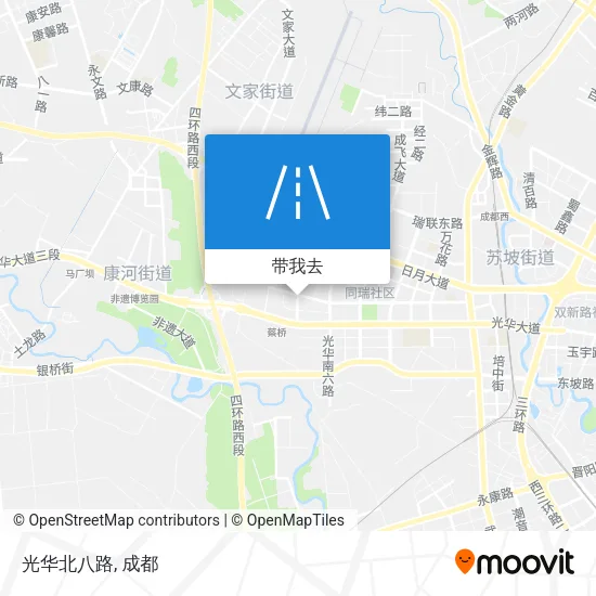 光华北八路地图