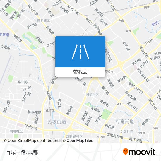 百瑞一路地图