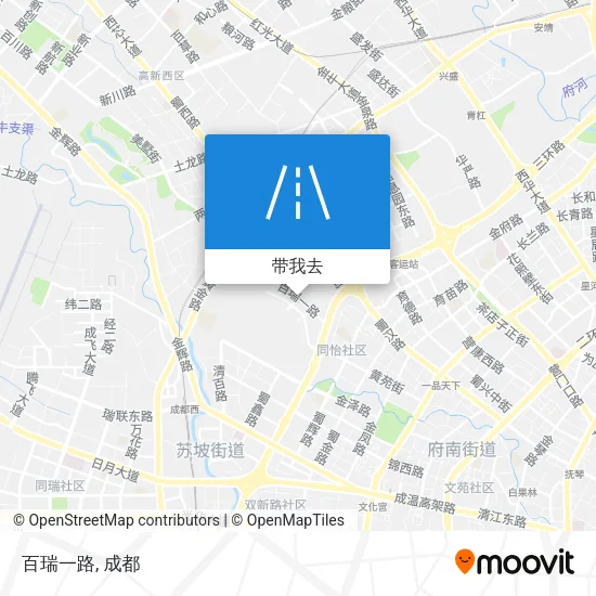 百瑞一路地图