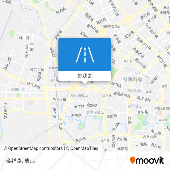 金祥路地图