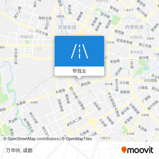 万华街地图