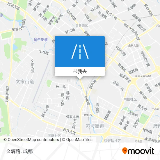 金辉路地图
