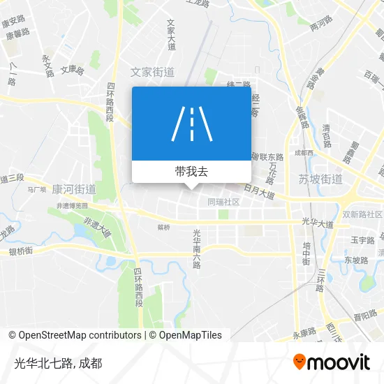 光华北七路地图
