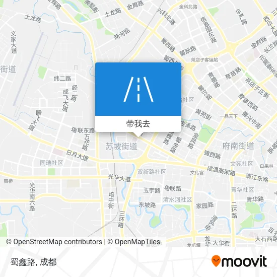 蜀鑫路地图
