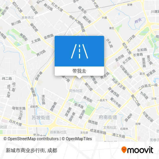 新城市商业步行街地图