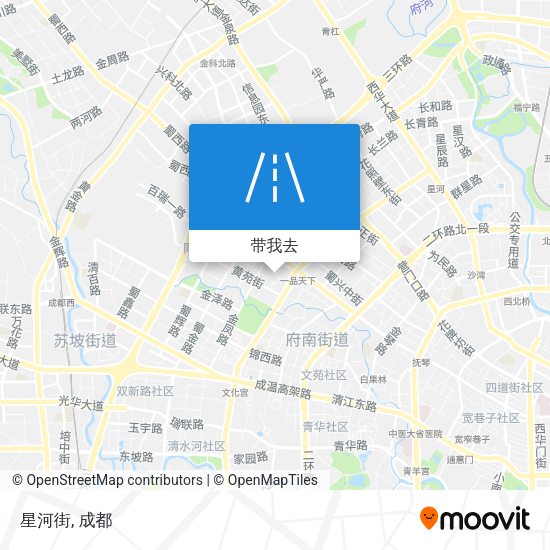 星河街地图