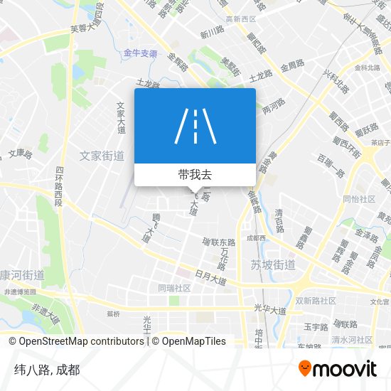 纬八路地图