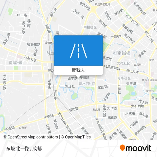 东坡北一路地图