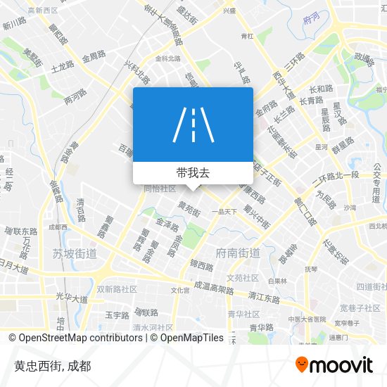 黄忠西街地图