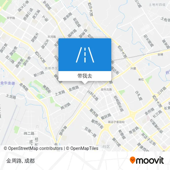 金周路地图