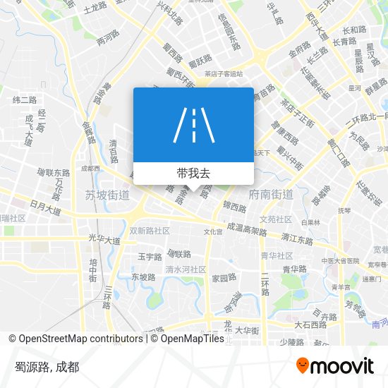 蜀源路地图