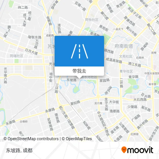东坡路地图