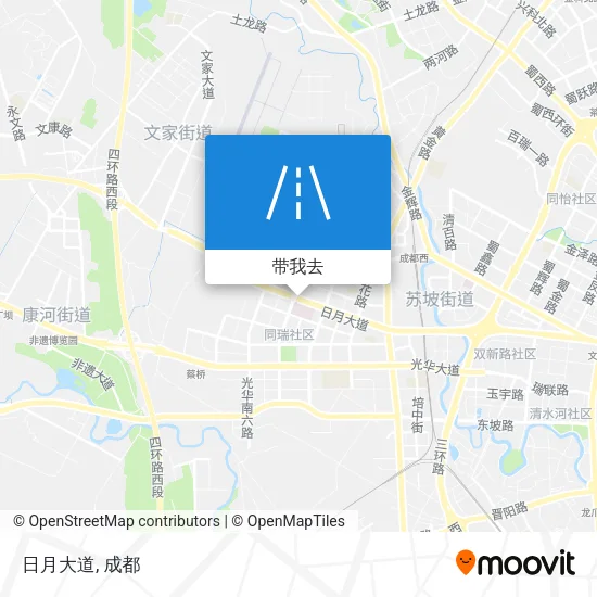 日月大道地图