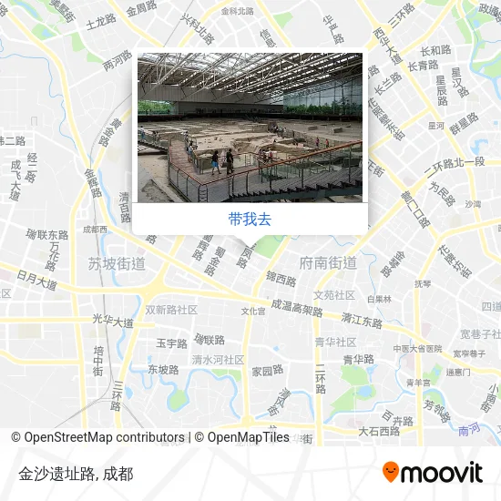 金沙遗址路地图