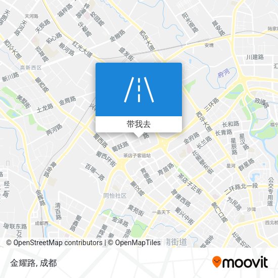 金耀路地图