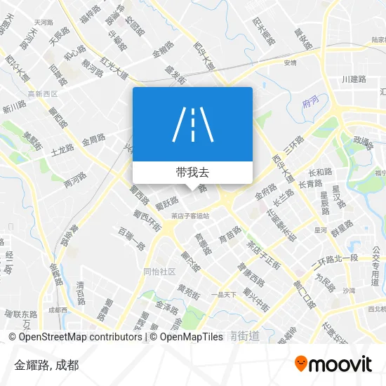 金耀路地图