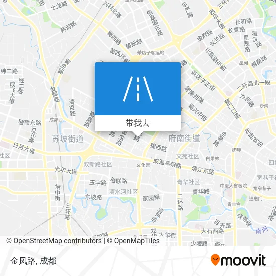 金凤路地图