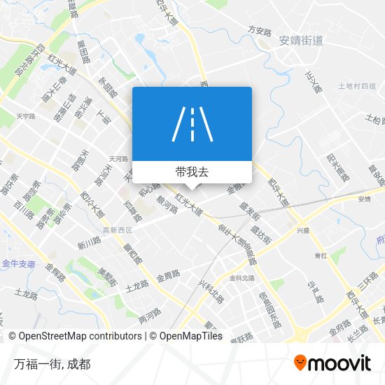 万福一街地图