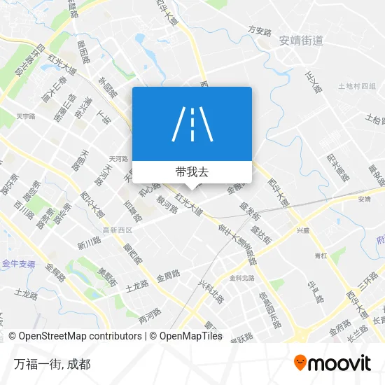 万福一街地图